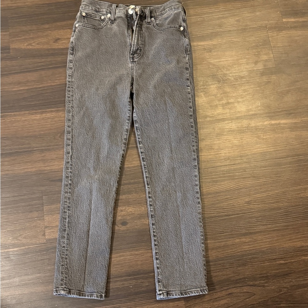 Madewell Perfect Vintage Jeans Light Black Wash Size 26